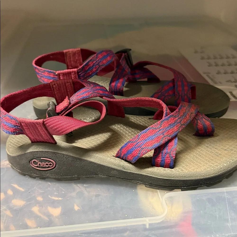 Chaco Z2 Classic Sandals Womens 7 Purple Pink Adjustable Hiking Outdoor Shoes - Picture 4 of 8